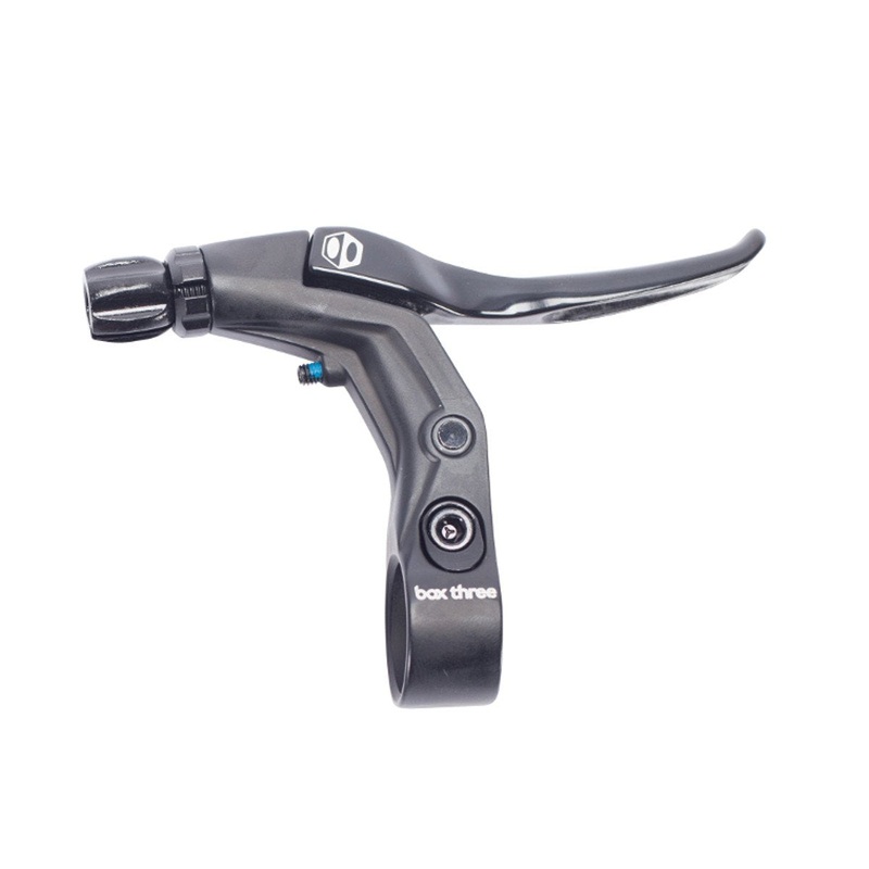 Box Three V-Point Brake Levers SHORT BLACK