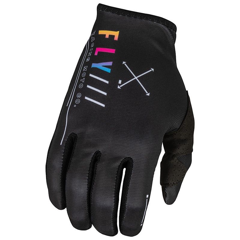 FLY RACING 2023 YOUTH LITE S.E. AVENGE GLOVE BLACK/SUNSET 4 YS