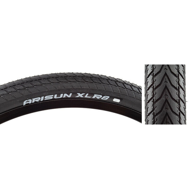 20×1-3/8 Arisun XLR8 BMX Race Tire – 65psi – Black