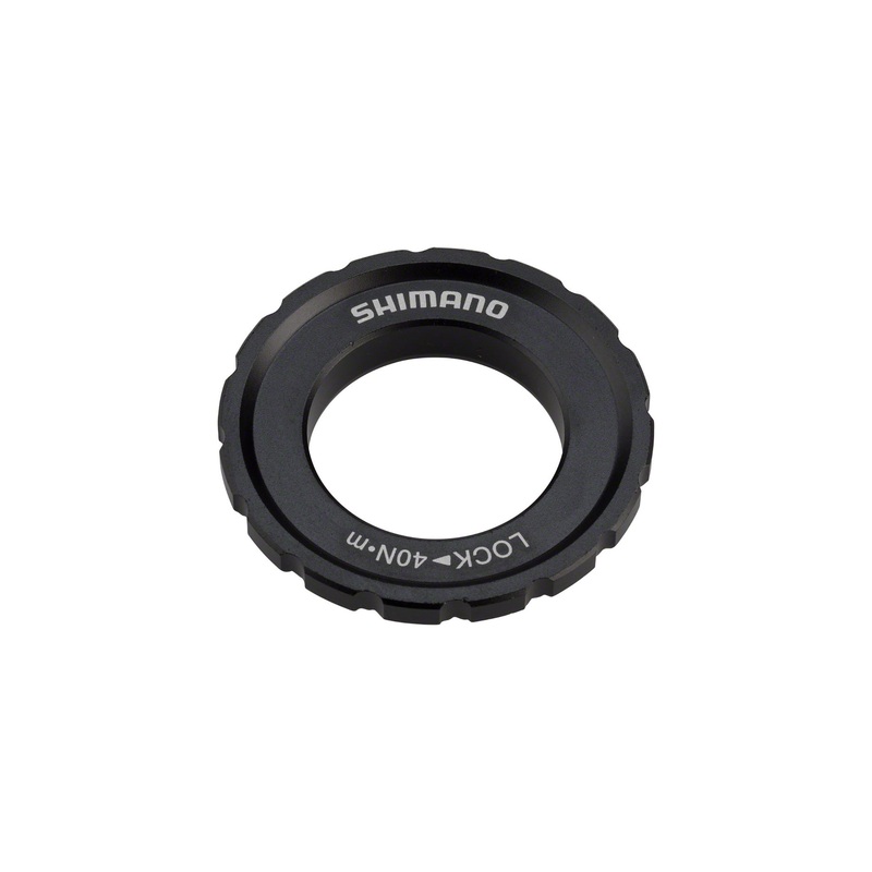 Shimano XT M8010 Outer Serration Centerlock Disc Rotor Lockring, for use with 12/15/20mm Axle Hubs