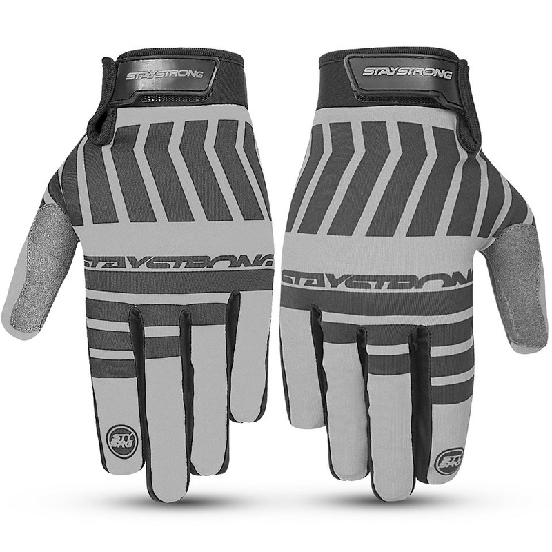 Stay Strong Chev Stripe Youth Gloves – Cocoa Youth X Large