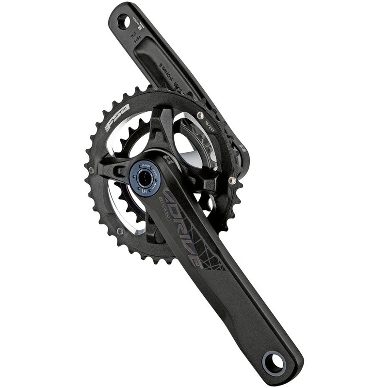 FSA V-Drive Crankset 2x 36/42T 175mm MegaExo – Black