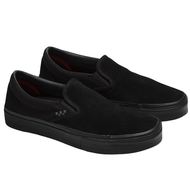 Vans Slip-On Pro Shoes ( Black / Black ) Size 7