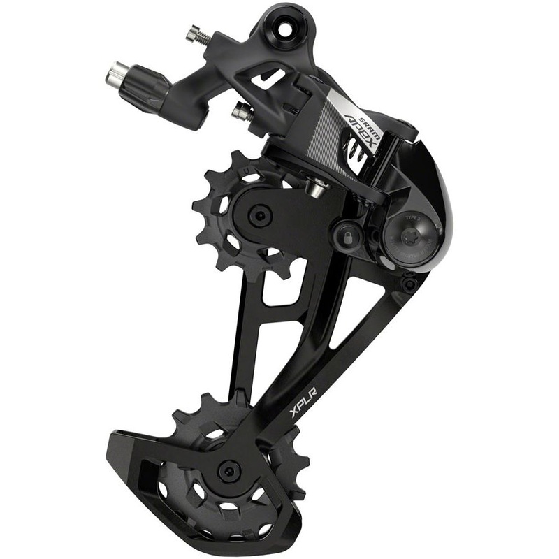 Apex XPLR Rear Derailleur – 12-Speed, Medium Cage, 44t Max, Black, D1