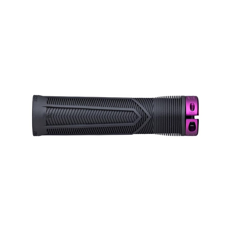 RaceFace Chester Grips – Lock-On Black/Purple 31mm