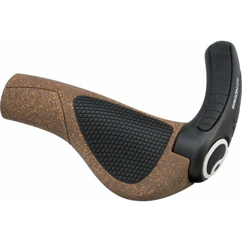 GP3 BioKork Grips – Lock-On Small Black/Tan Black