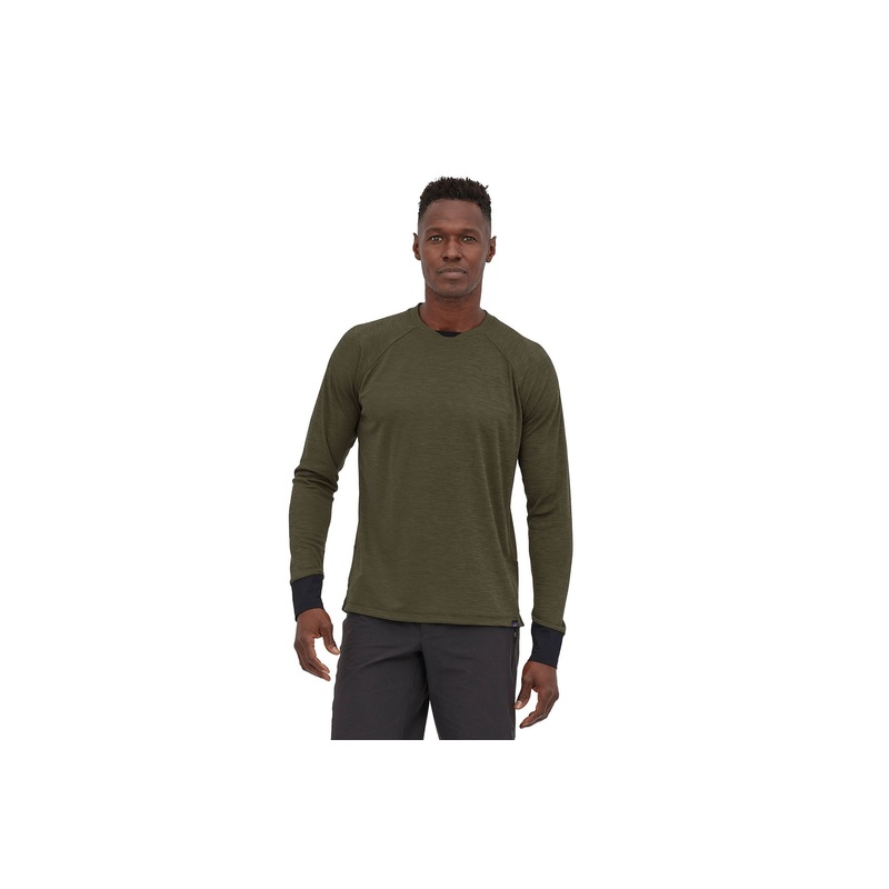 Patagonia Long-Sleeved Dirt Craft Jersey Nouveau Green X-Small