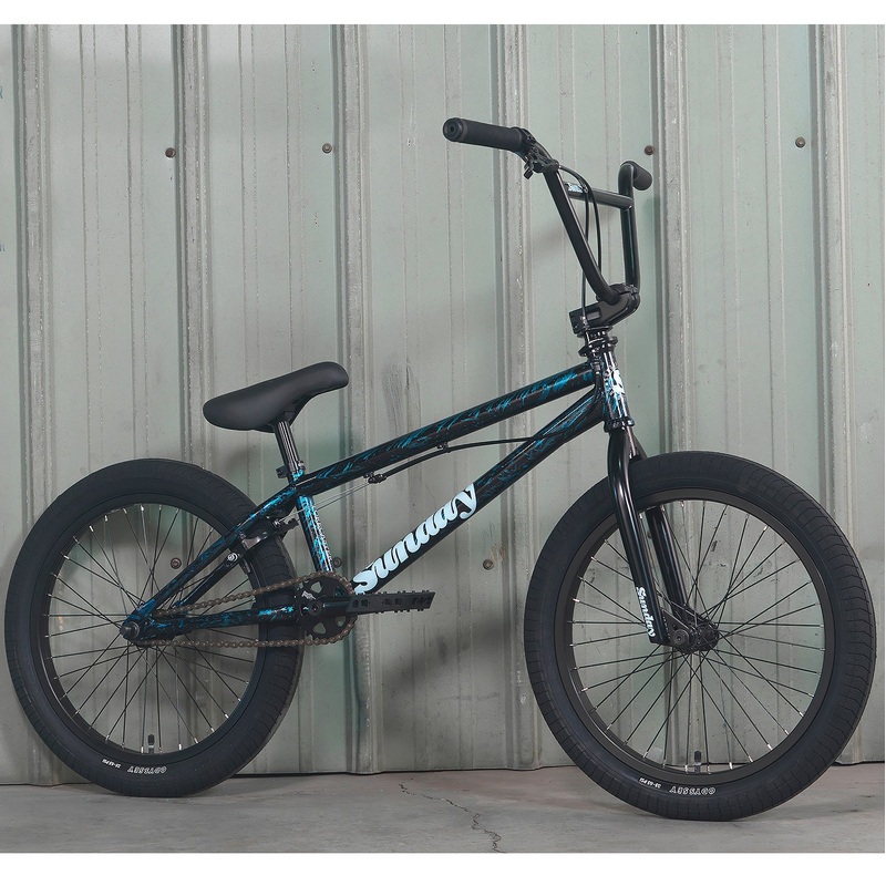 Sunday Forecaster 20.5″TT BMX Freestyle Bike-Cyan Rain
