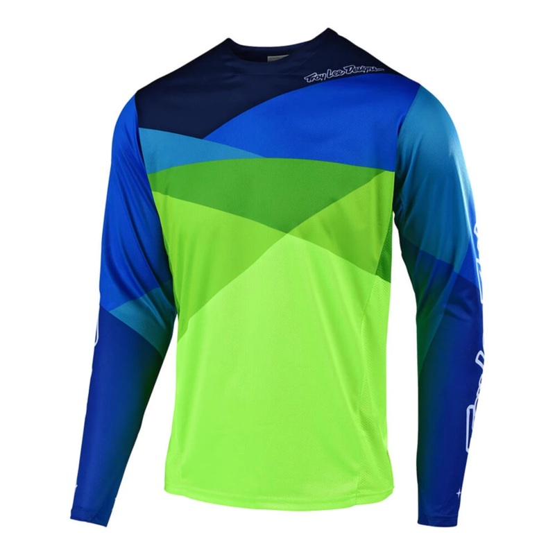 Troy Lee Designs 2019 Sprint Jet BMX Race Jersey-Yellow/Green Large