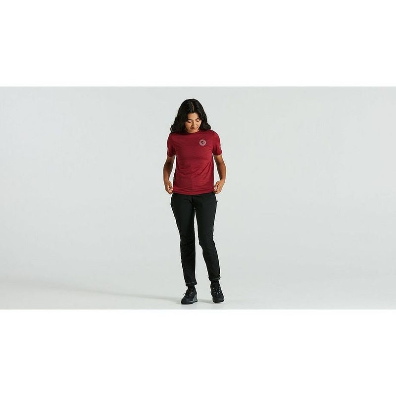 Women’s Specialized/Fjllrven Rider’s Hybrid Trousers Bordeaux Red 0