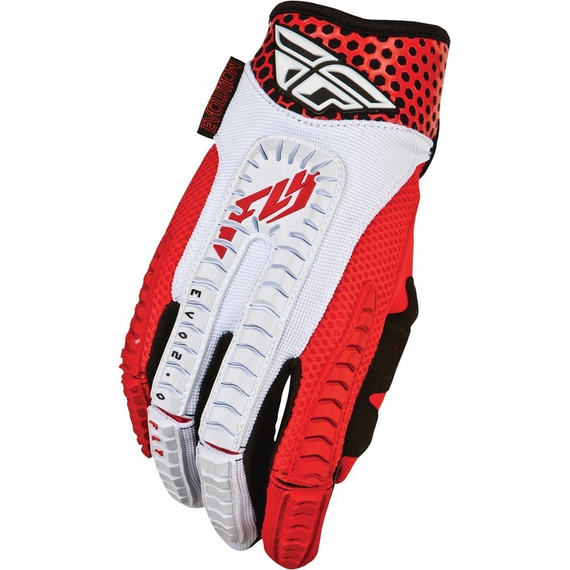 Fly Racing Evolution 2.0 BMX Race Gloves-Red Adult XX-Large (12)