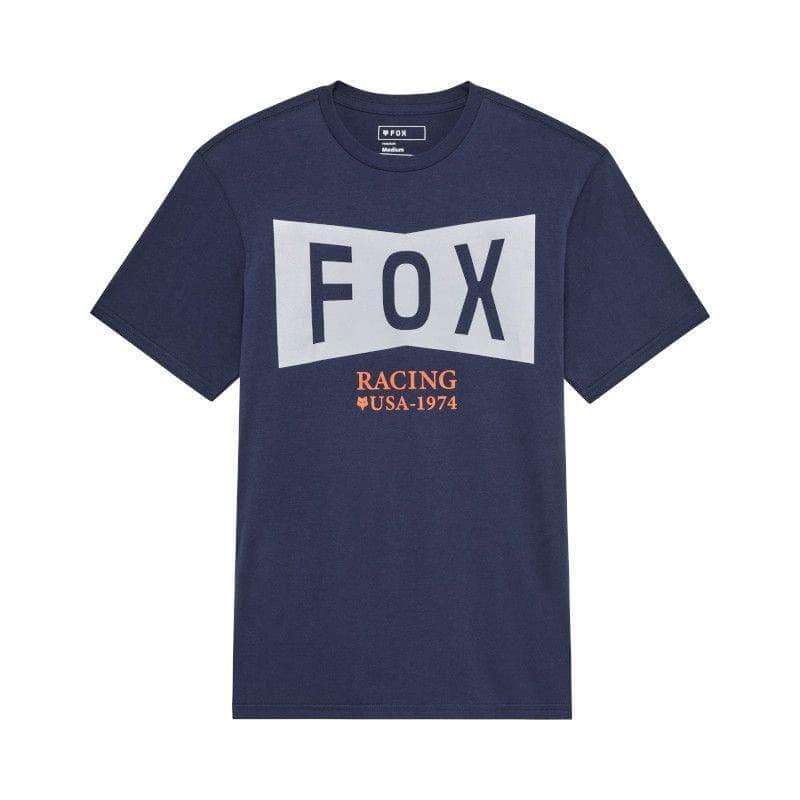 Fox Racing Typeface Premium T-shirt Midnight Small
