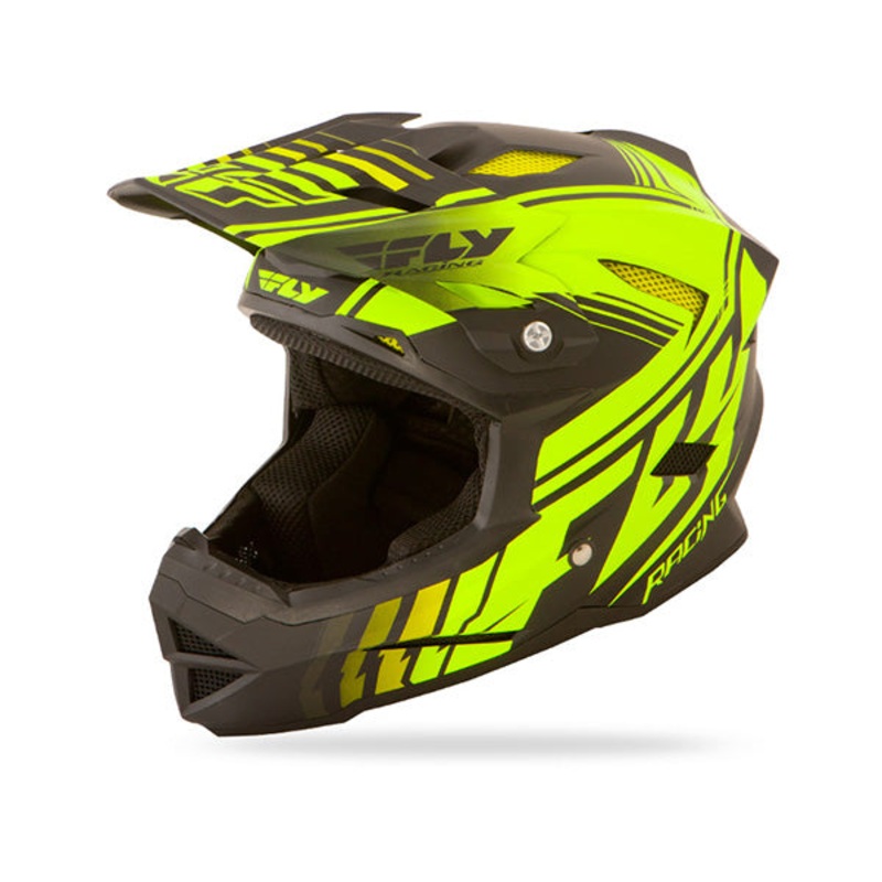 Fly Racing 2016 Default Helmet-Black/Hi-Vis Youth Small