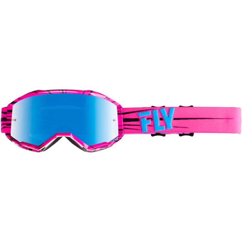 Fly Racing 2019 Zone Goggles-Pink/Teal/Sky Blue Mirror
