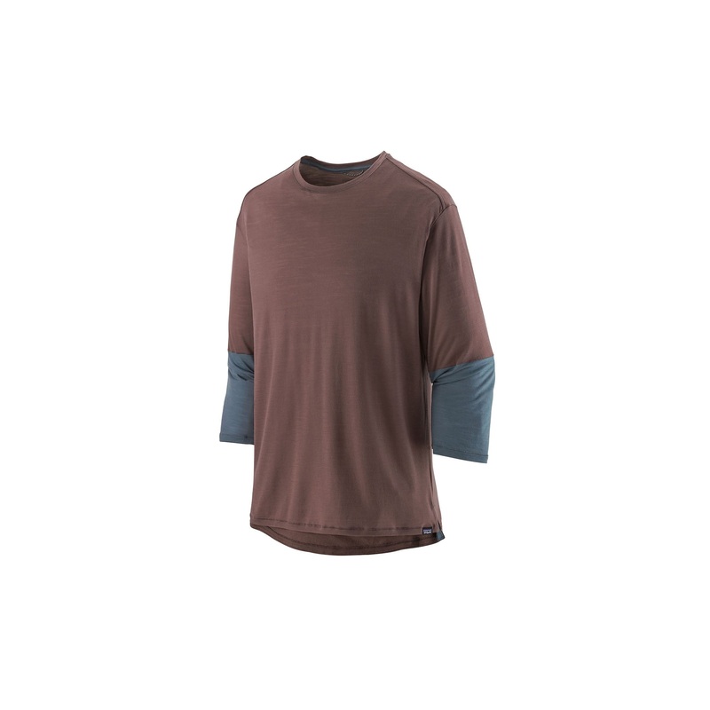 Patagonia Merino 3/4 Sleeve Bike Jersey Dusky Brown X-Small