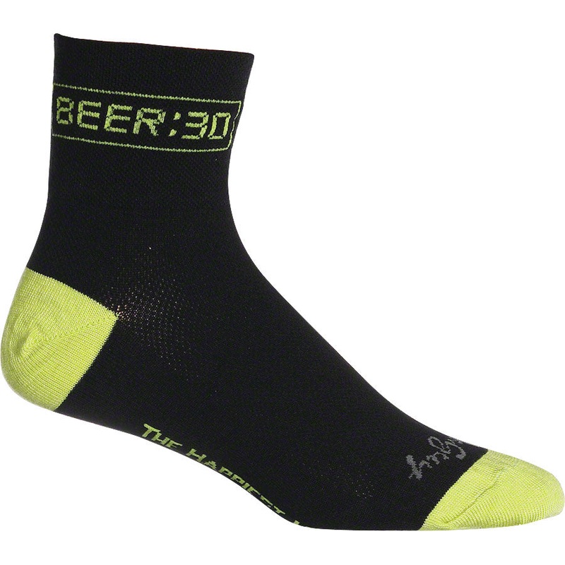 SockGuy Classic Beer:30 Socks – 3″ Black Small/Medium