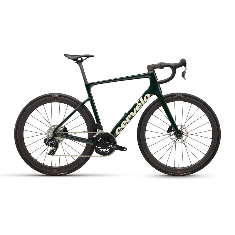 Cervelo Caledonia-5 Rival AXS Bike Emerald / Cream 48cm