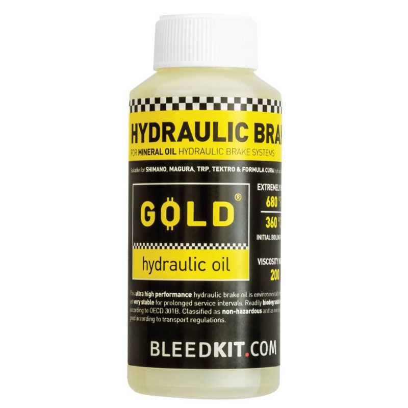 Bleedkit.com Mineral Oil Brake Fluid (Shimano) Gold – 100ml