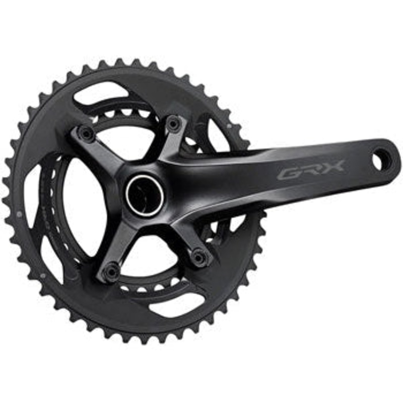 GRX FC-RX600-11 Crankset – 172.5mm 11-Speed 46/30t 110/80 BCD Hollowtech II Spindle Interface BLK