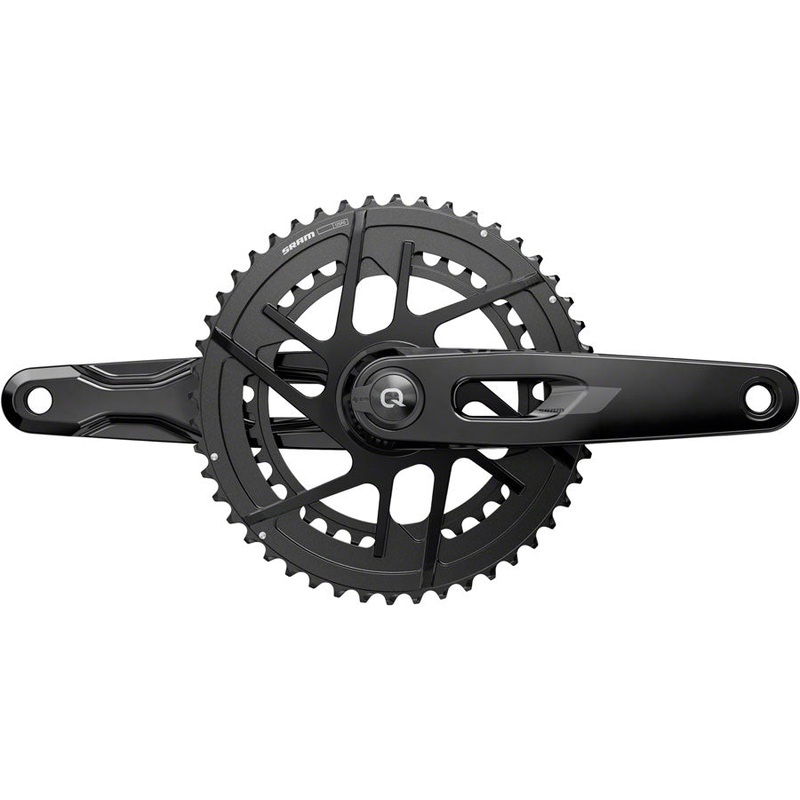 SRAM Rival AXS Power Meter Crankset – 175mm, 12-Speed, 46/33t, 8-Bolt Direct Mount, DUB PM Spindle, Black, E1