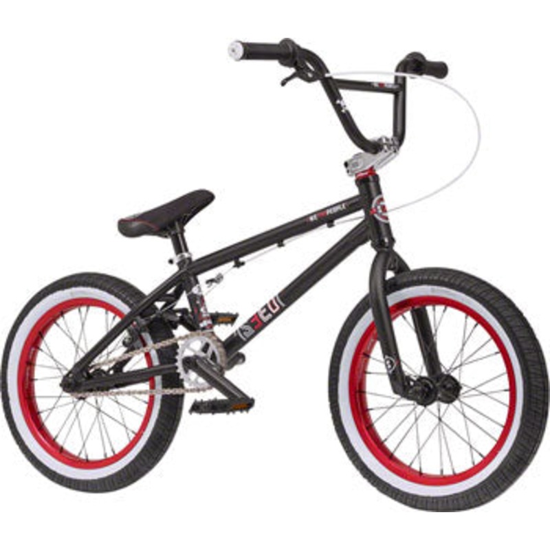 We The People Seed 16″ Freestyle Bike-Matte Black
