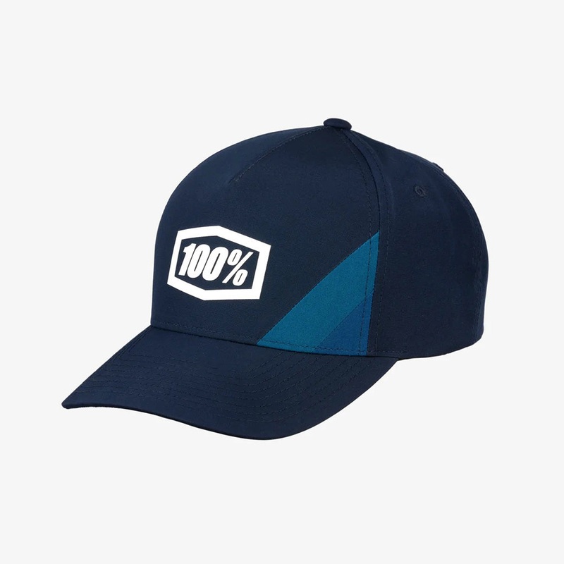 100% Cornerstone Snapback Hat-Navy Adult