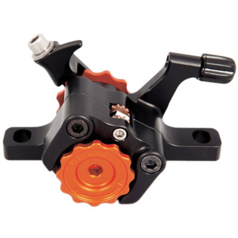 Paul,Brake,Disc,Klamper,Blk Short Pull,W/Orange Adjusters Klamper Post Mount Paul Component Engineering Brakes NA Black/Orange