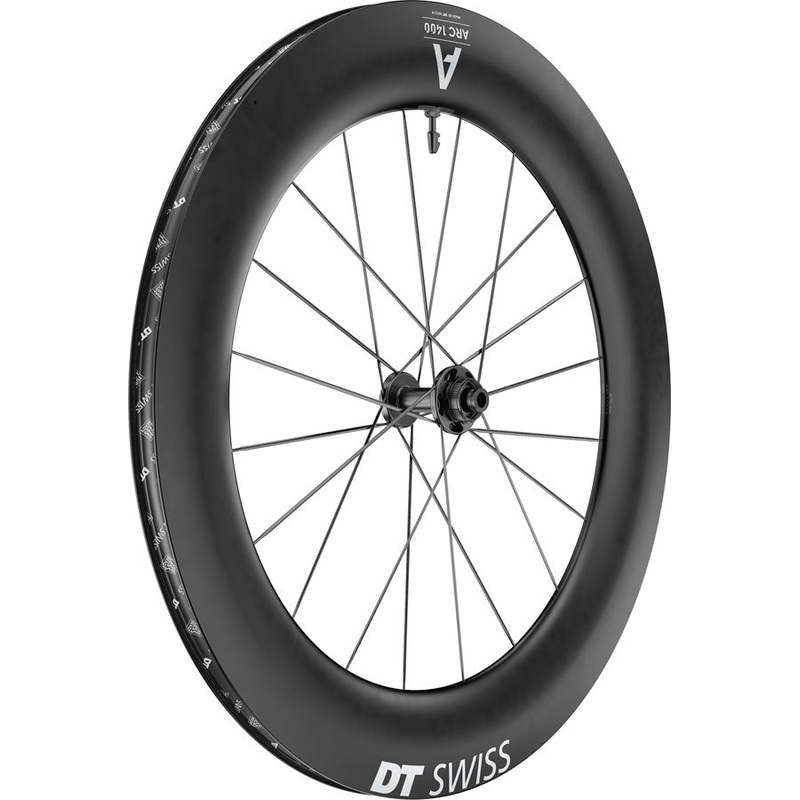 DT Swiss ARC 1400 DiCut 85 Front Wheel – 700, 12 x 100mm, Center-Lock, Black