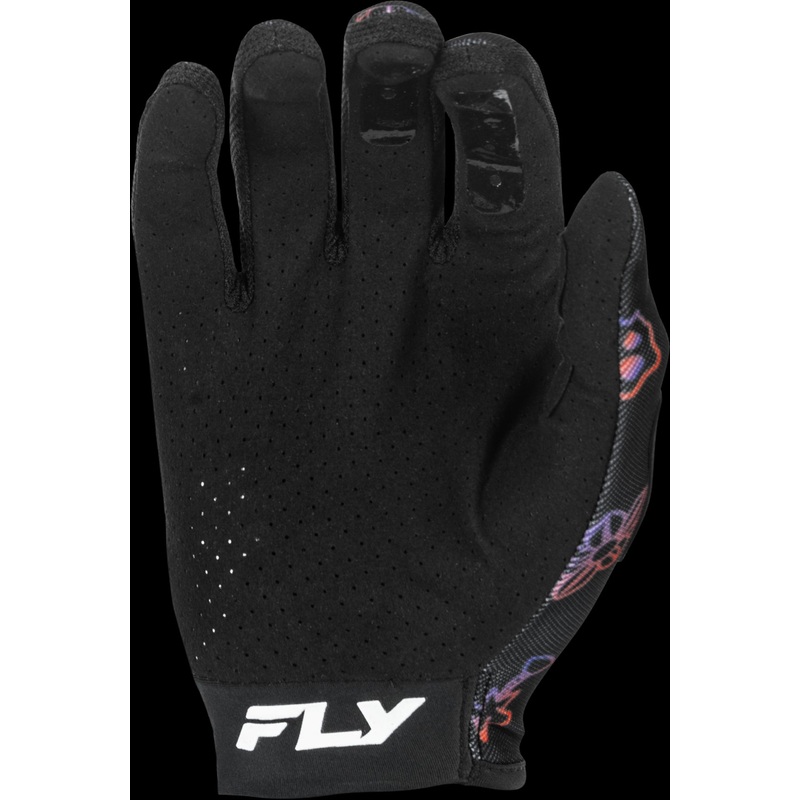 FLY RACING Lite Outline Gloves Black/Red/Purple Sm