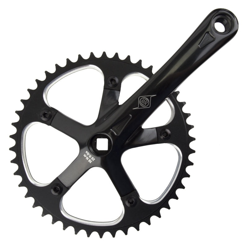 Origin8 Track/SS 165×46 103mm JIS Square Taper crankset black/black