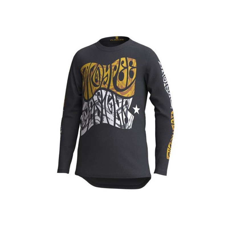 TLD 23 Flowline Youth Jersey / Tripper Black Black Youth XS
