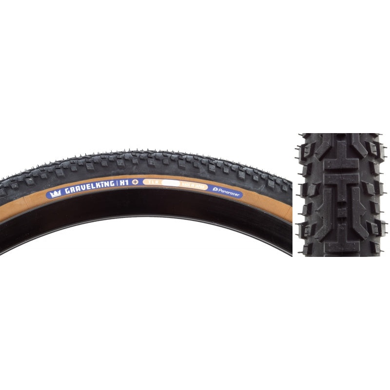 GravelKing X1 Plus Tire – 700 x 35 Tubeless Folding Black/Brown 700 x 35c