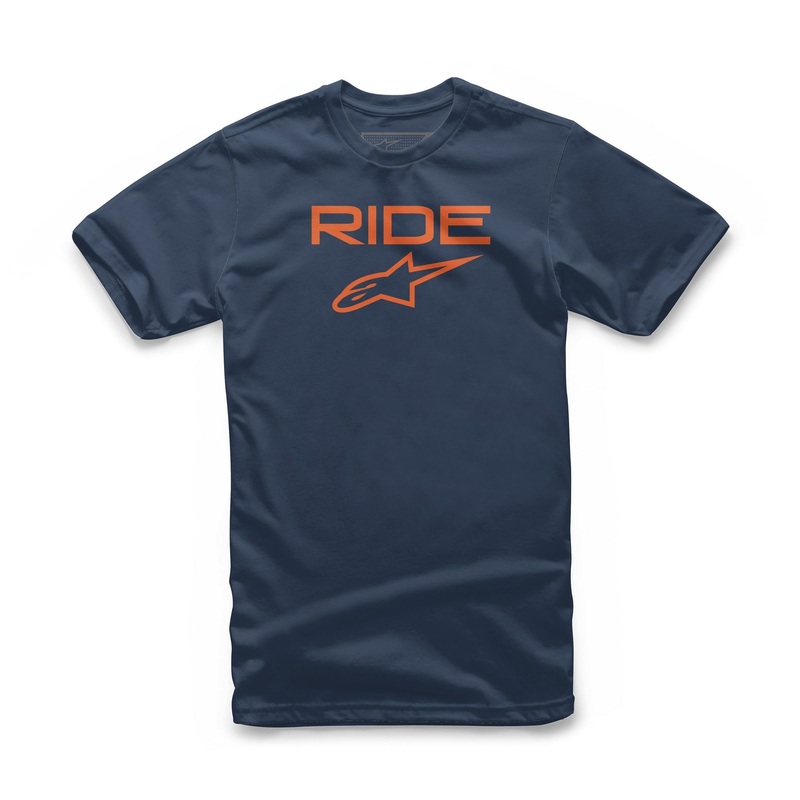 ALPINESTARS Youth Ride 2.0 Tee Navy/Orange Small