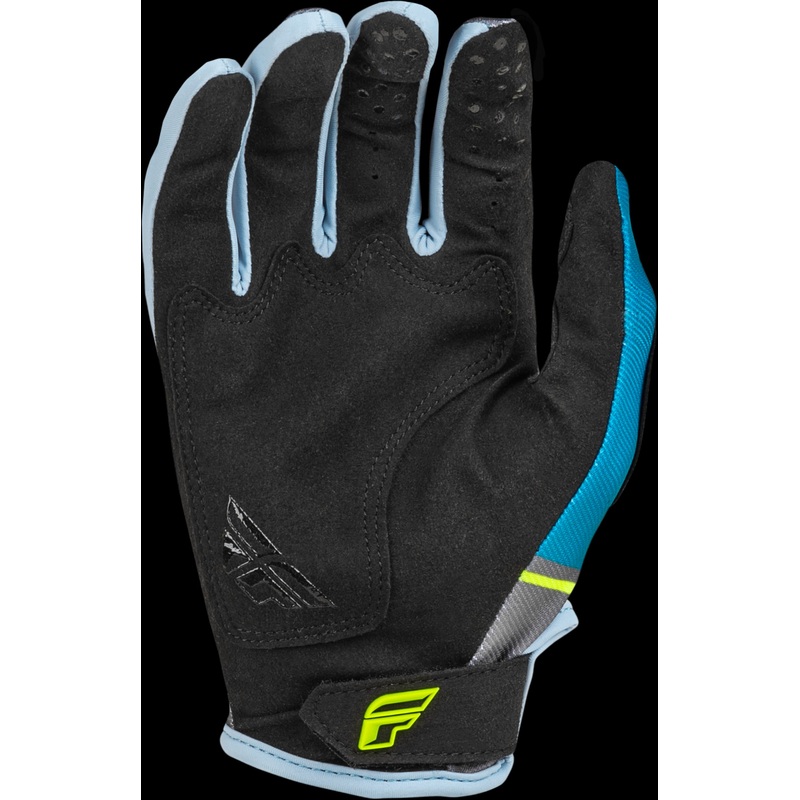 FLY RACING Kinetic Prix Gloves Charcoal/Hi-Vis Xs