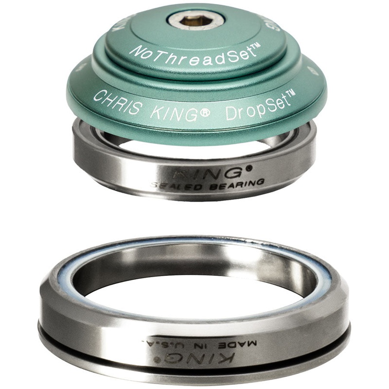 Chris King DropSet 6 Headset – 1-1/8″ 41/41mm 45 Deg Matte Jade