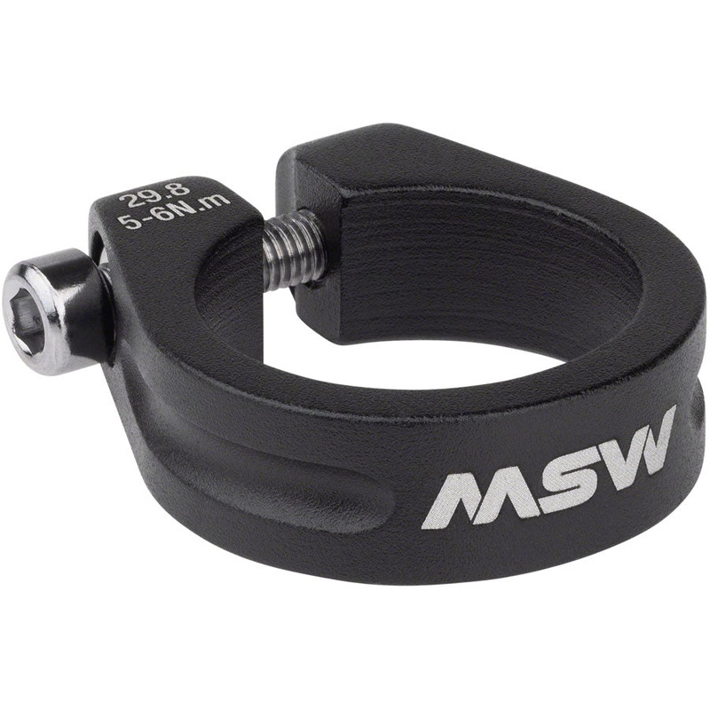 MSW Seatpost Clamp – 29.8mm Bolt-On Black