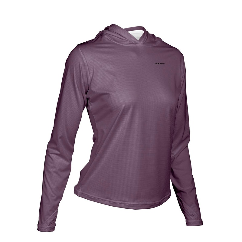 W. ENDURANCE AIR SUN HOODIE – SOLID CLOUD GREY XSM