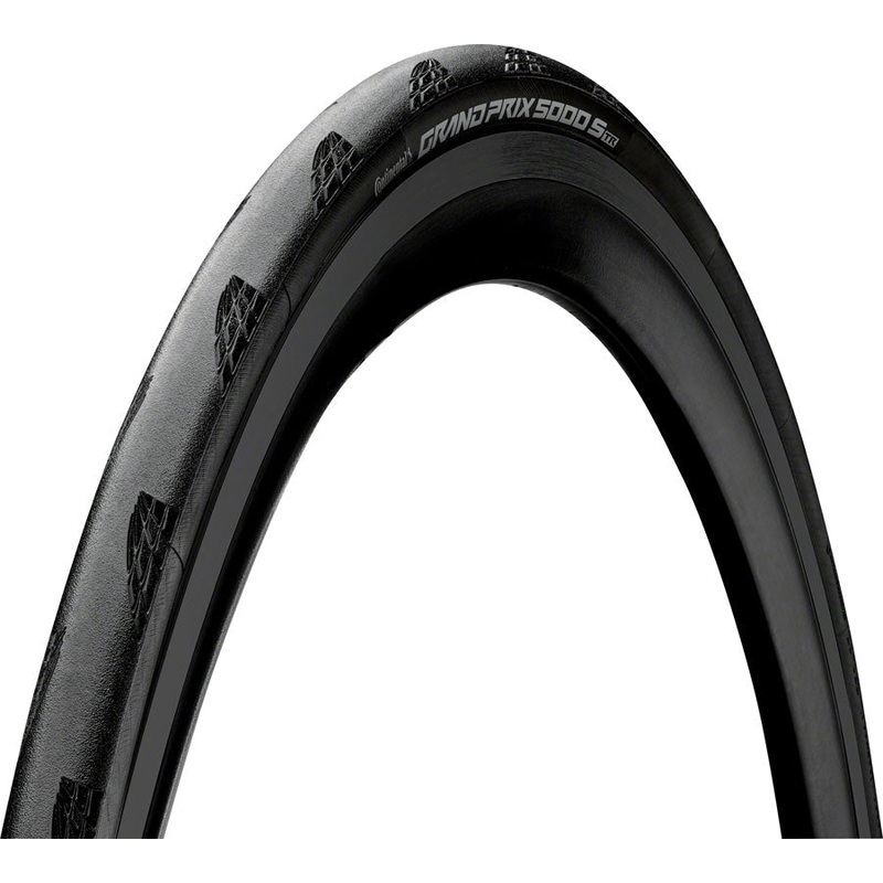 Continental Grand Prix 5000 S TR Tire – 700 x 25, Tubeless, Folding, Black, 220tpi