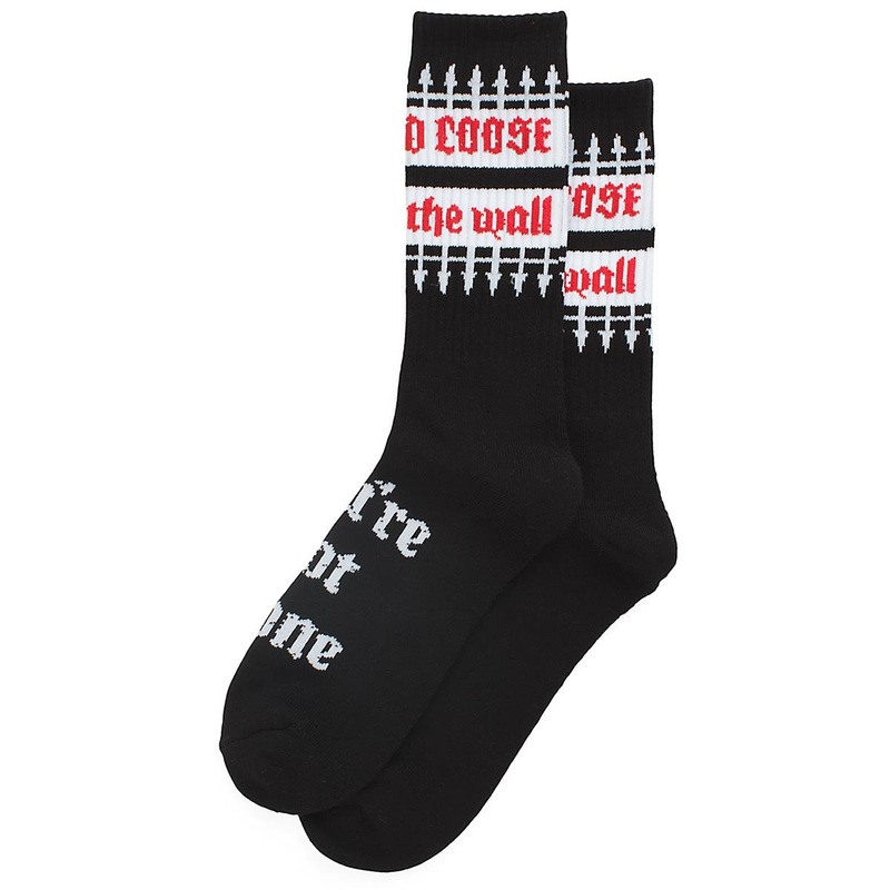Vans Fast And Loose Crew Sock – Black UK 8.5-12