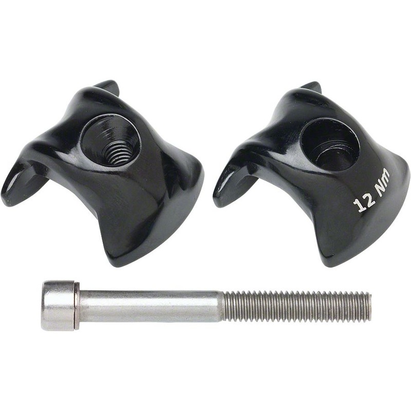 WCS 1-Bolt Seatpost Saddle Rail Clamps – WCS 1-Bolt Seatpost Saddle Rail Clamp – WCS 1-Bolt Seatpost Saddle Rail Clamp WCS 1-Bolt Seatpost Saddle Rail Clamp – Complete Set, For Alloy Posts, 7 x 7mm Rails, Black
