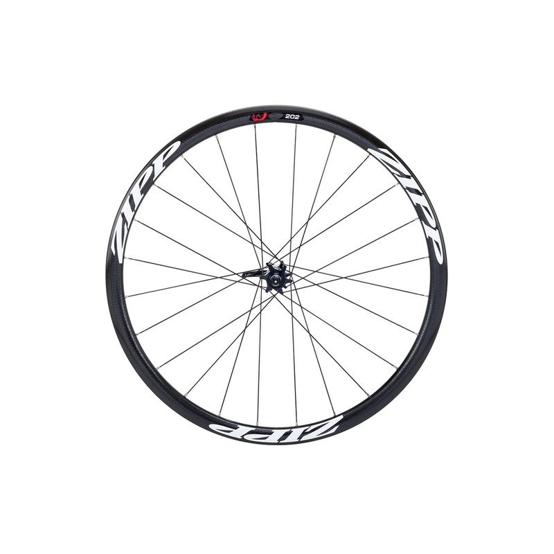 Zipp 202 Firecrest Carbon Clincher Disc Front Wheel for Quick Release White
