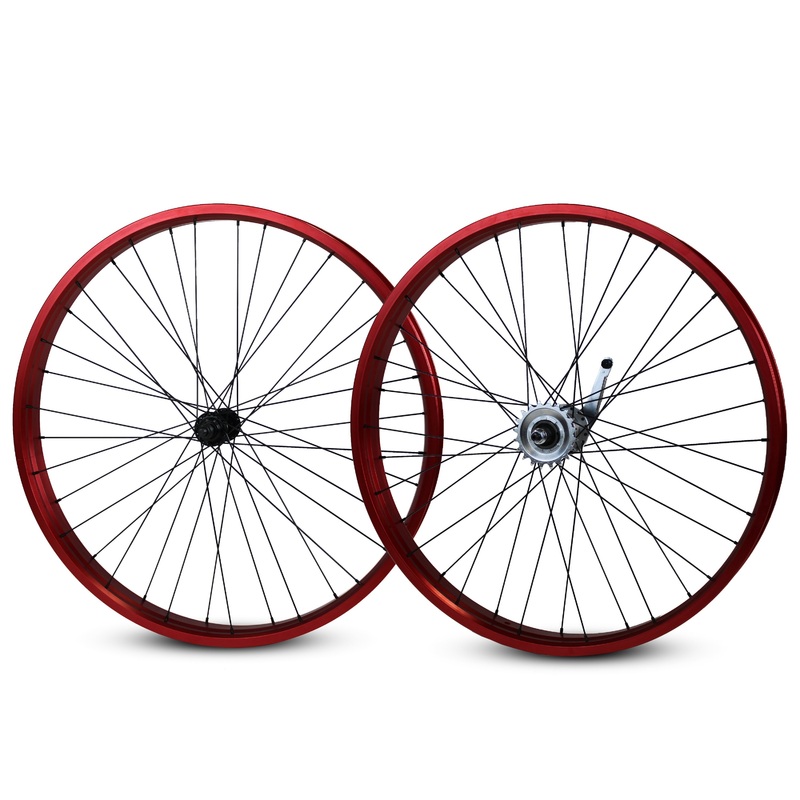 26″x57mm 3s Wheelset – Multi Colors Matte Black
