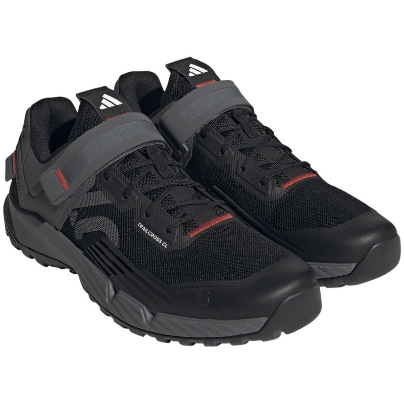 Five Ten Trailcross Mountain Clipless Shoes – Men’s Core BLK/Gray Three/Red 12