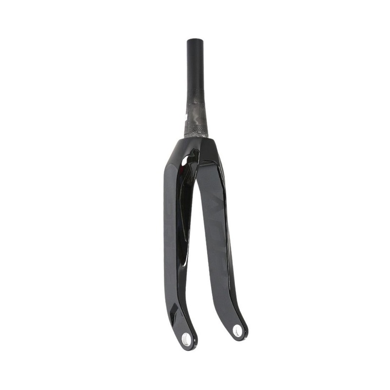 Pride Racing Apex Tapered Carbon BMX Fork-20″X1 1/8-1.5″-Ud Gloss/Matte Black 20mm