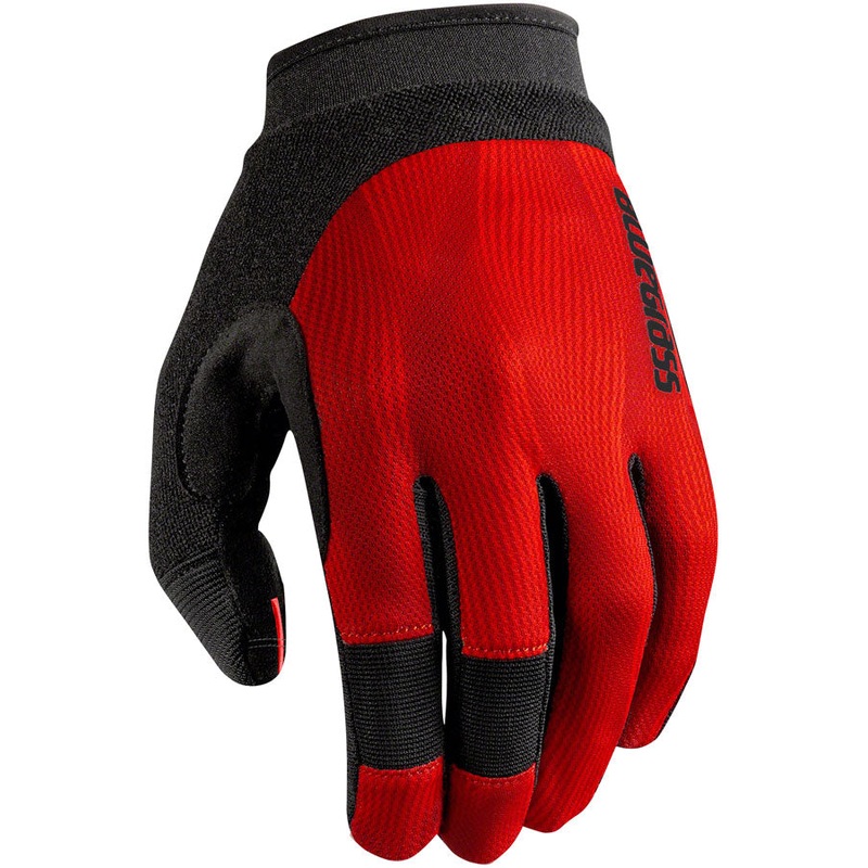 Bluegrass React Gloves – Red, Full Finger, Large