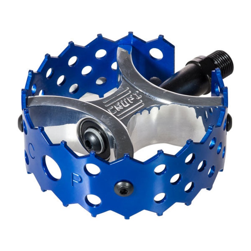 Crupi Pro Round Cage Pedals Black