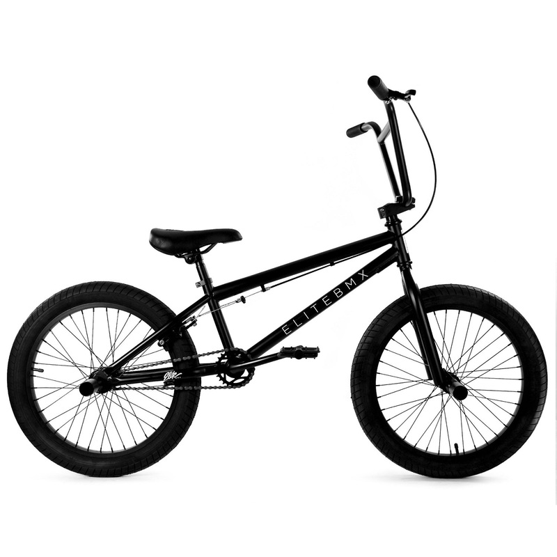 Elite BMX Stealth 20″TT BMX Freestyle Bike-Black