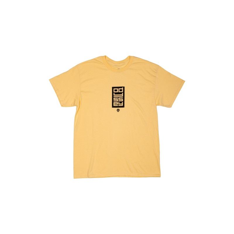 Odyssey Tile Tee (Mustard with Black Ink) Small