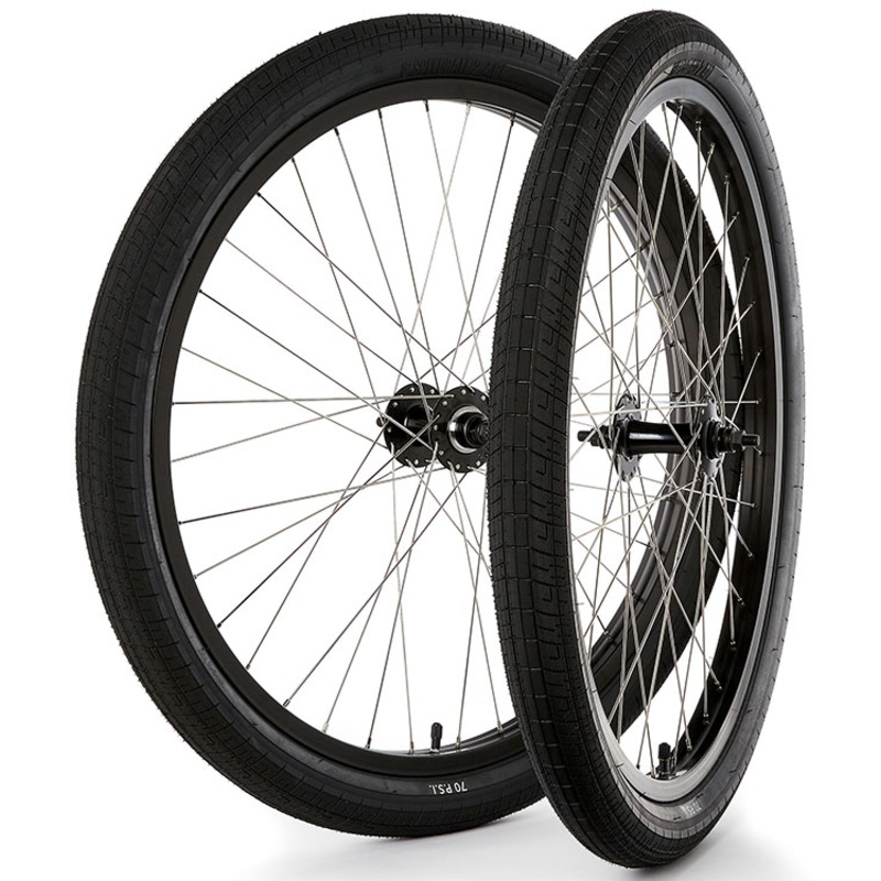 S&M Covid Cruiser 29″ Wheelset Black w/ Black Hubs & Black Tires