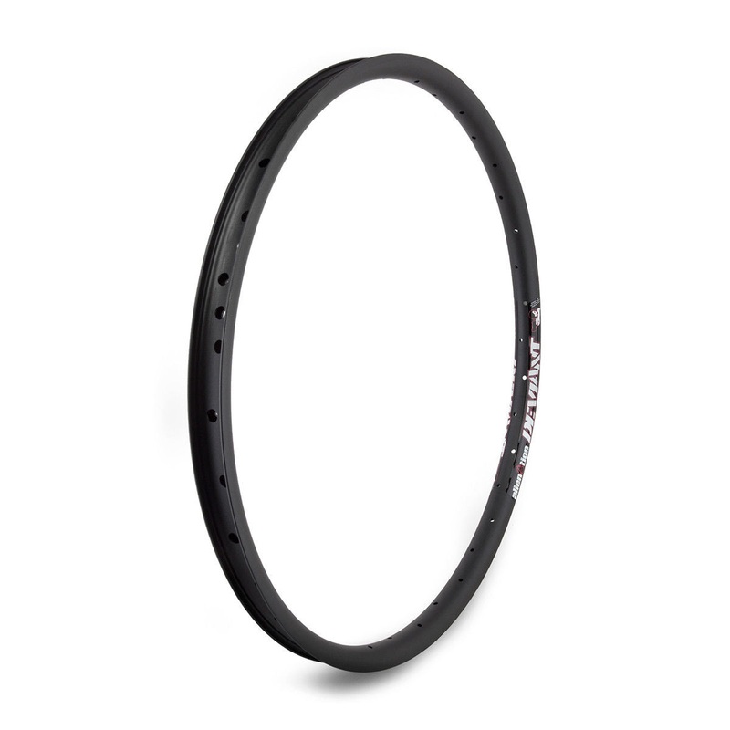 24″ Alienation Deviant Front Aluminum Double Wall BMX Rim – 36h – Black